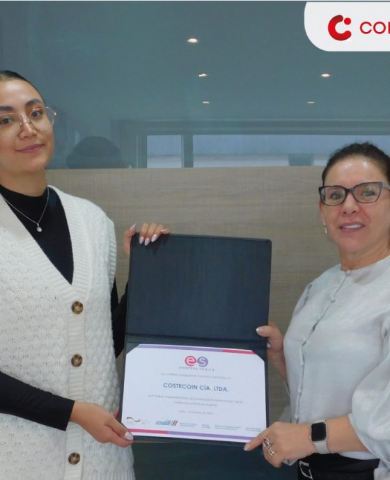 Constecoin recibe Mención Honorífica por su compromiso contra la violencia hacia las mujeres